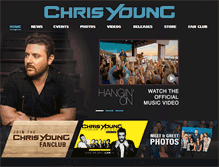 Tablet Screenshot of chrisyoungcountry.com